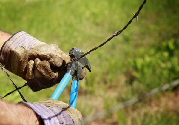 Barbed Wire Fence Repair in Summerville