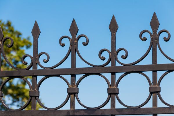 Black Iron Fence Installation in Summerville