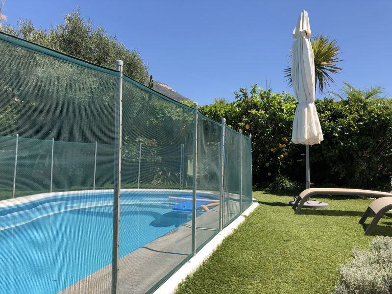 Mesh Fence Installed Around Pool